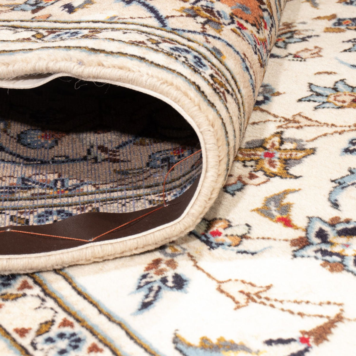 Perzisch tapijt - Nain - 315 x 195 cm - crème