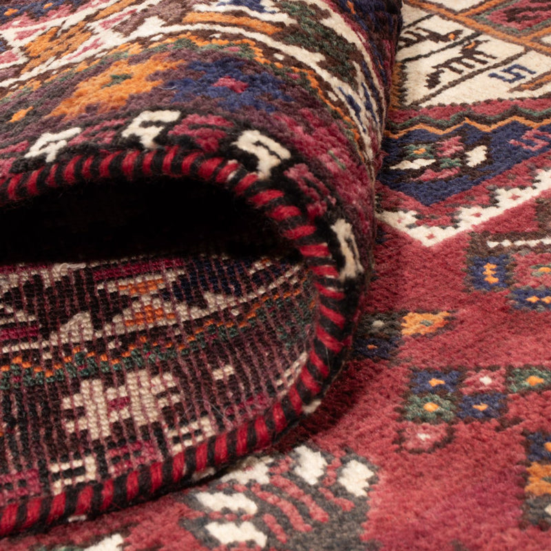 Perzisch Tapijt - Nomadisch - 254 x 180 cm - donkerrood