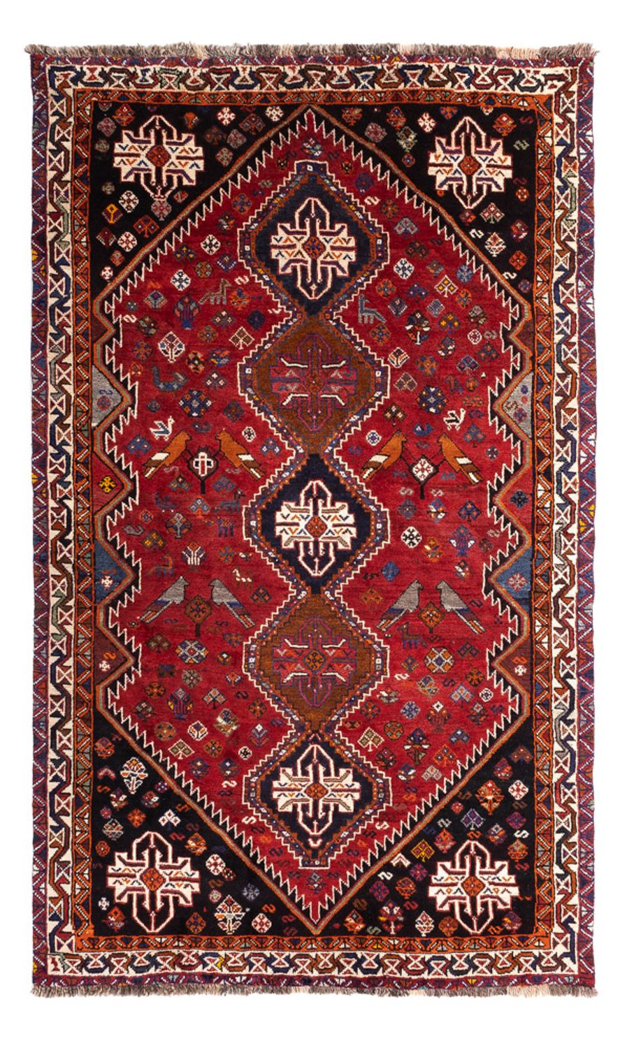 Perzisch Tapijt - Nomadisch - 259 x 162 cm - rood