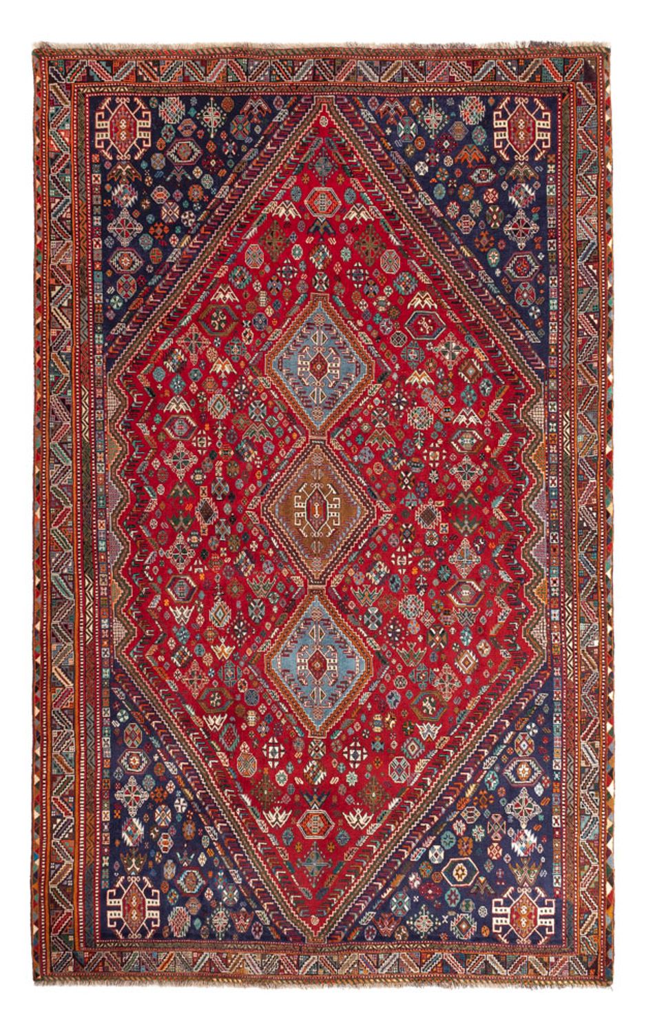 Perzisch Tapijt - Nomadisch - 331 x 215 cm - rood