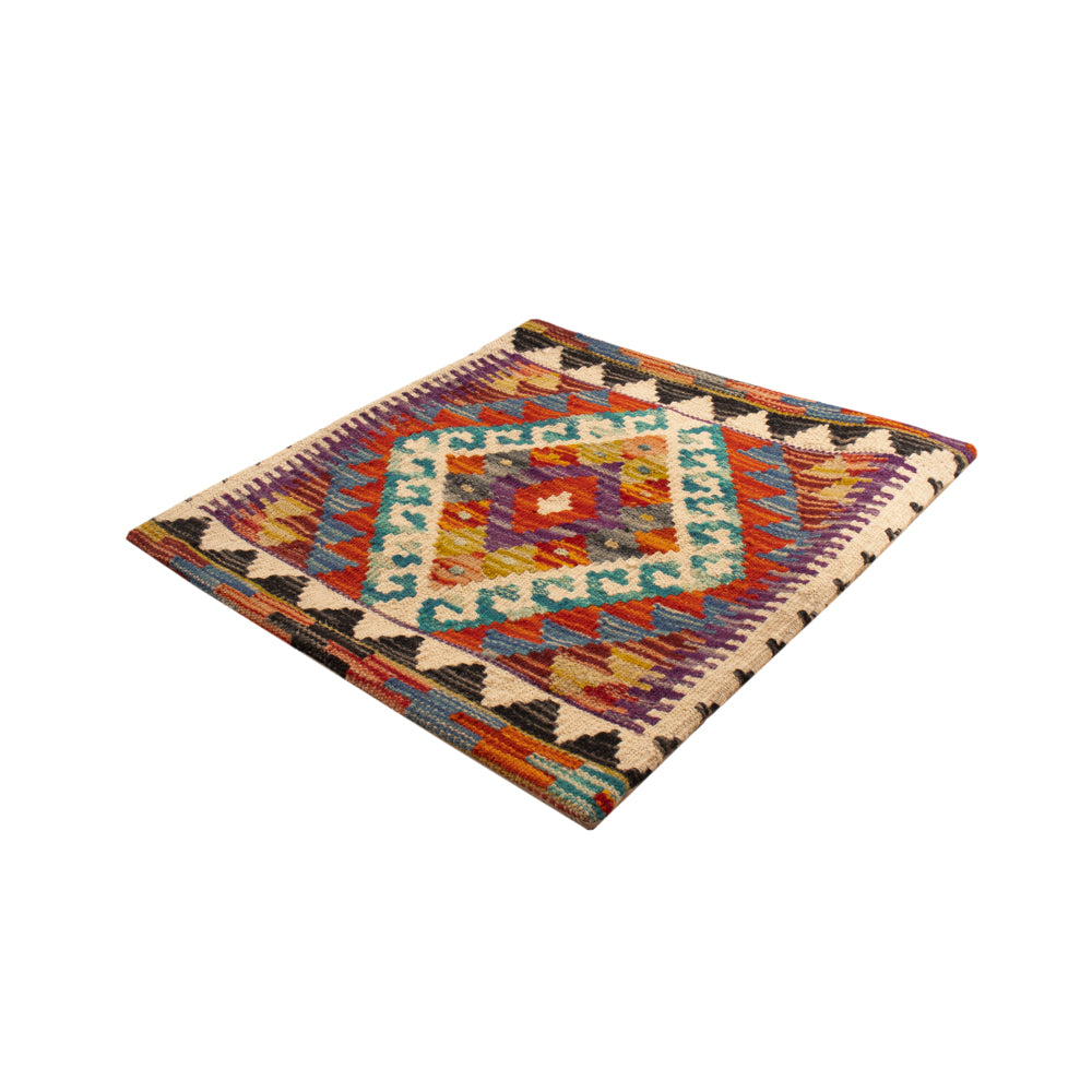 Kissen - Kelim befüllbar quadratisch  - 50 x 50 cm - mehrfarbig