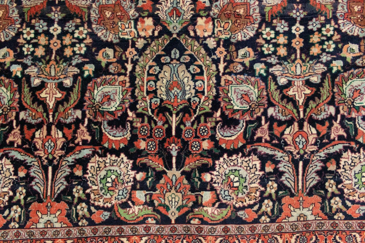 Perzisch tapijt - Bijar vierkant  - 197 x 187 cm - blauw