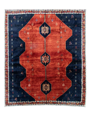 Perzisch Tapijt - Nomadisch - 292 x 259 cm - blauw