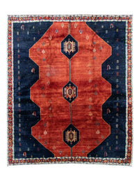 Perzisch Tapijt - Nomadisch - 292 x 259 cm - blauw