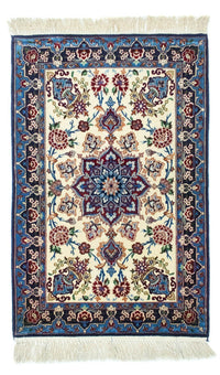 Perzisch tapijt - Isfahan - Premium - 105 x 71 cm - blauw