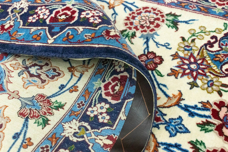 Perzisch tapijt - Isfahan - Premium - 105 x 71 cm - blauw