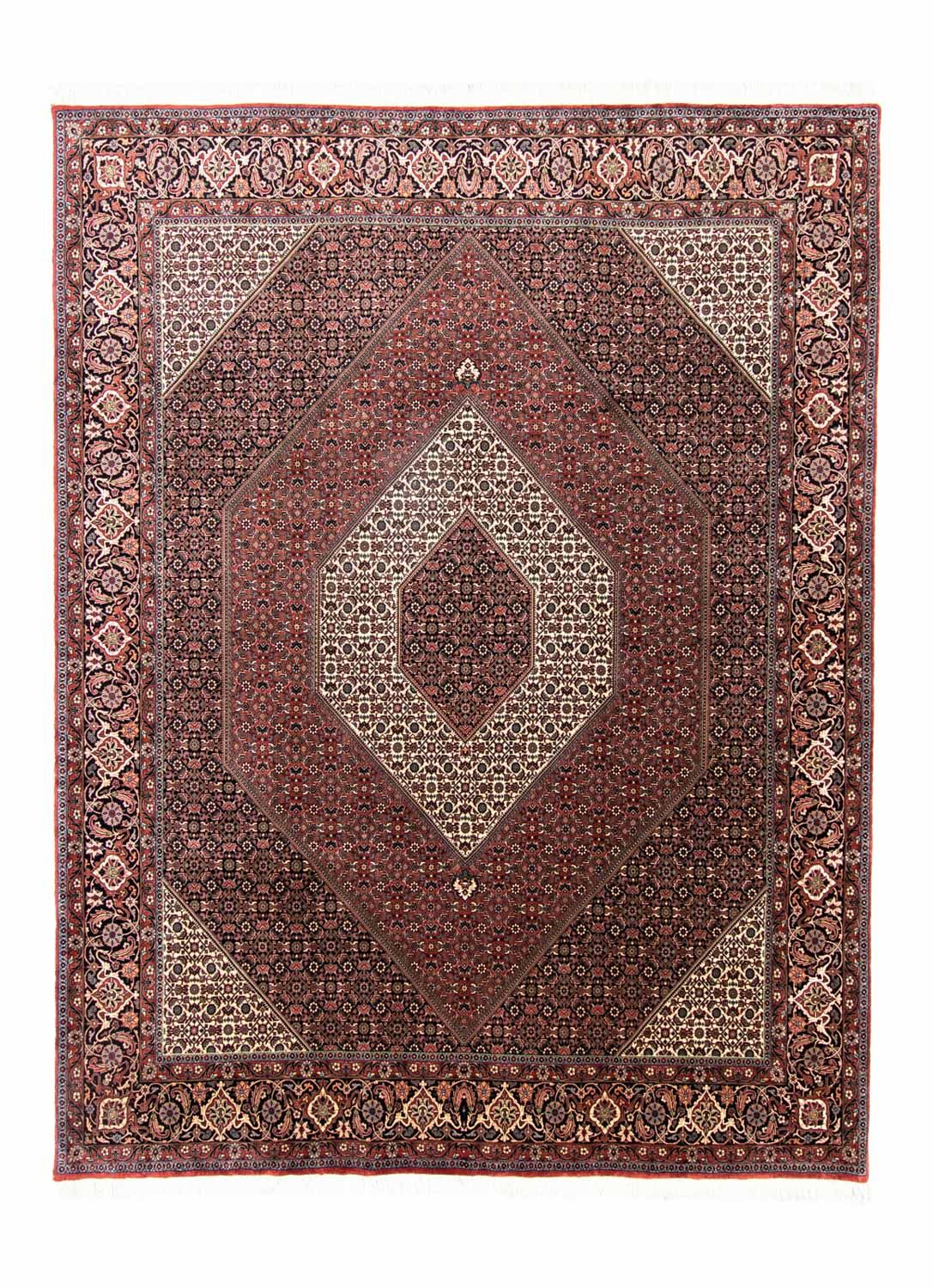 Perzisch tapijt - Bijar - 308 x 255 cm - rood