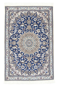 Perzisch tapijt - Nain - 135 x 89 cm - blauw