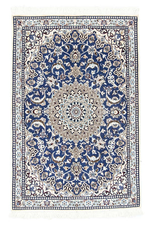Perzisch tapijt - Nain - 135 x 89 cm - blauw
