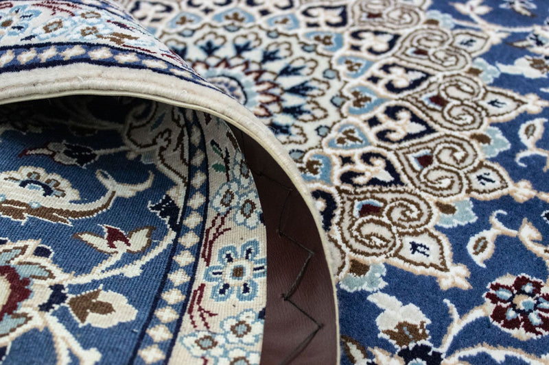 Perzisch tapijt - Nain - 135 x 89 cm - blauw