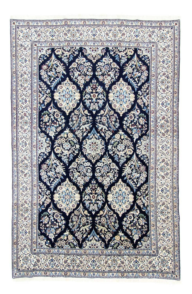 Perzisch tapijt - Nain - Koninklijk - 342 x 250 cm - donkerblauw