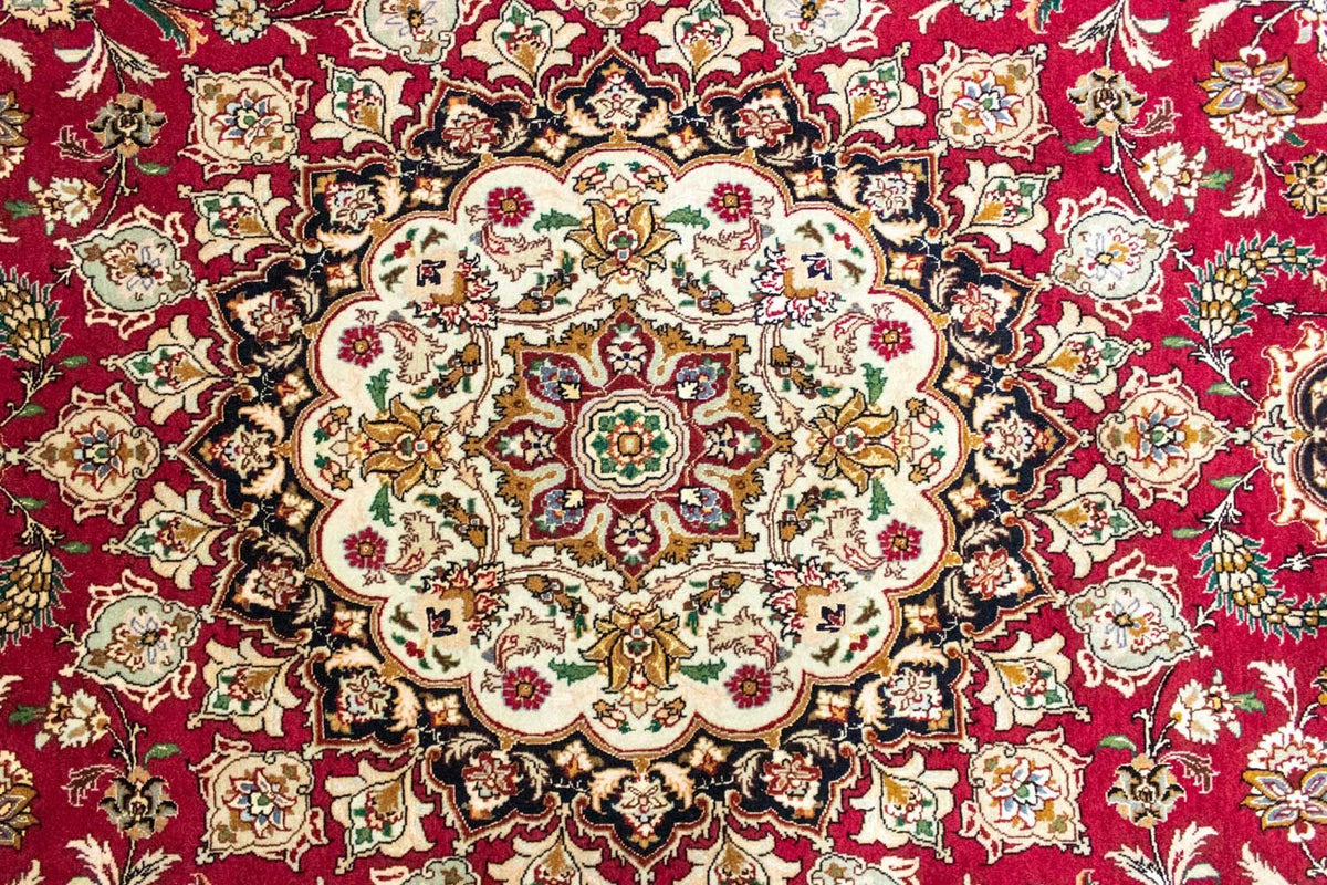 Perzisch tapijt - Tabriz - Premium - 264 x 249 cm - rood