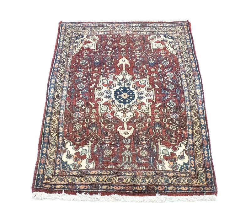 Perzisch tapijt - Bijar - 101 x 68 cm - rood