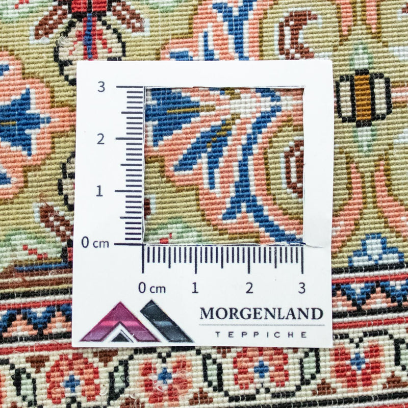 Zijden tapijt - Ghom Silk - Premium - 121 x 77 cm - beige