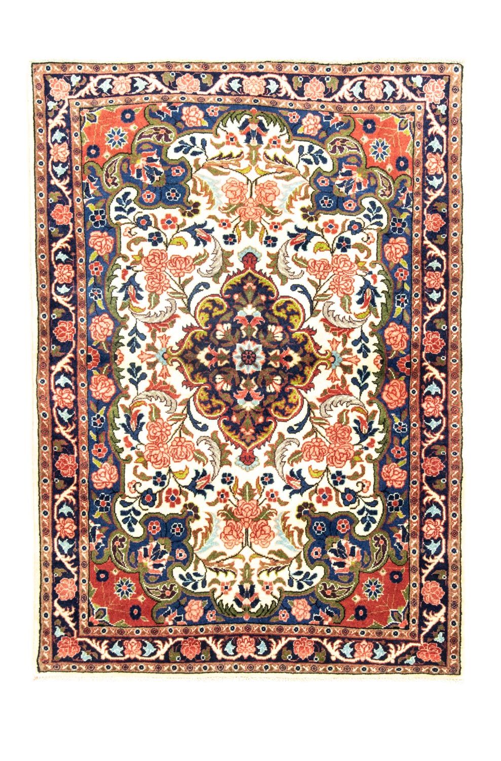 Perzisch tapijt - Bijar - 150 x 107 cm - beige
