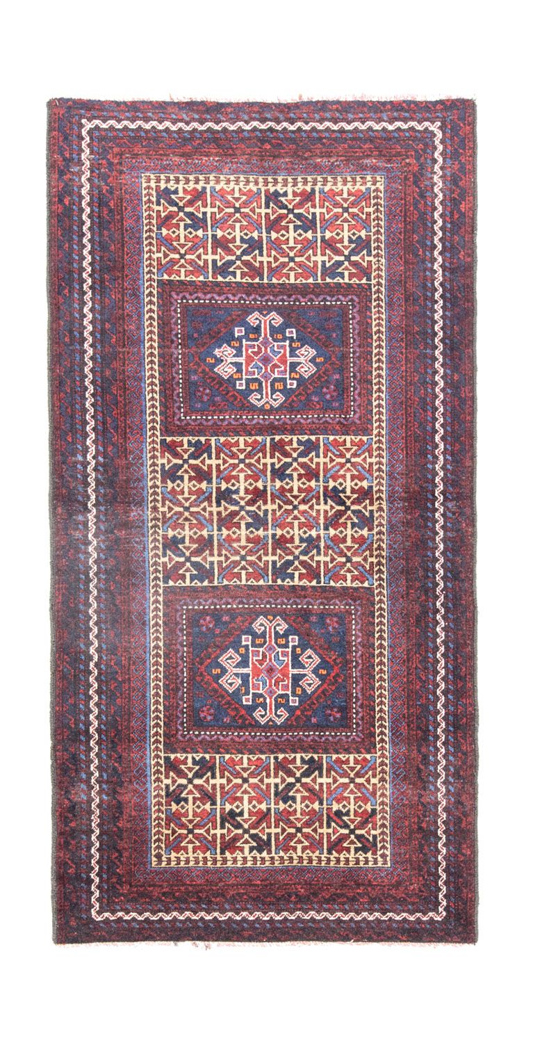 Baluch tapijt - 164 x 82 cm - blauw