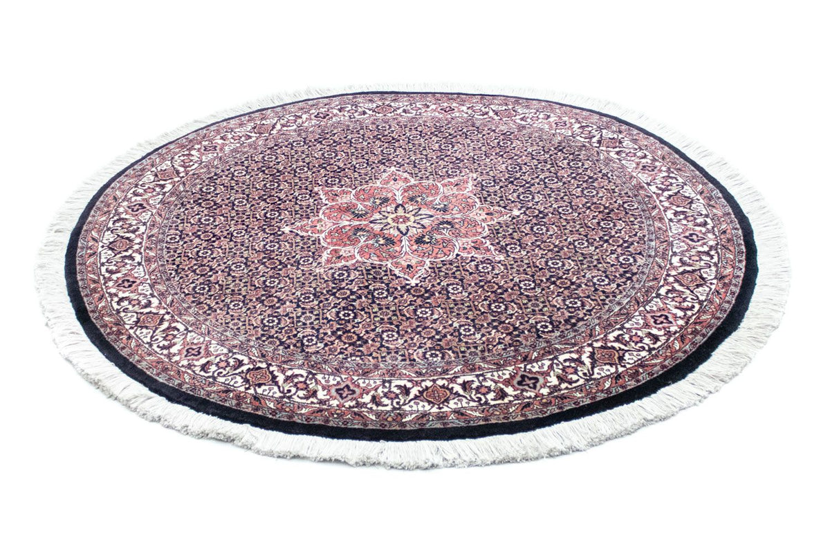 Perzisch tapijt - Bijar rond  - 155 x 155 cm - blauw
