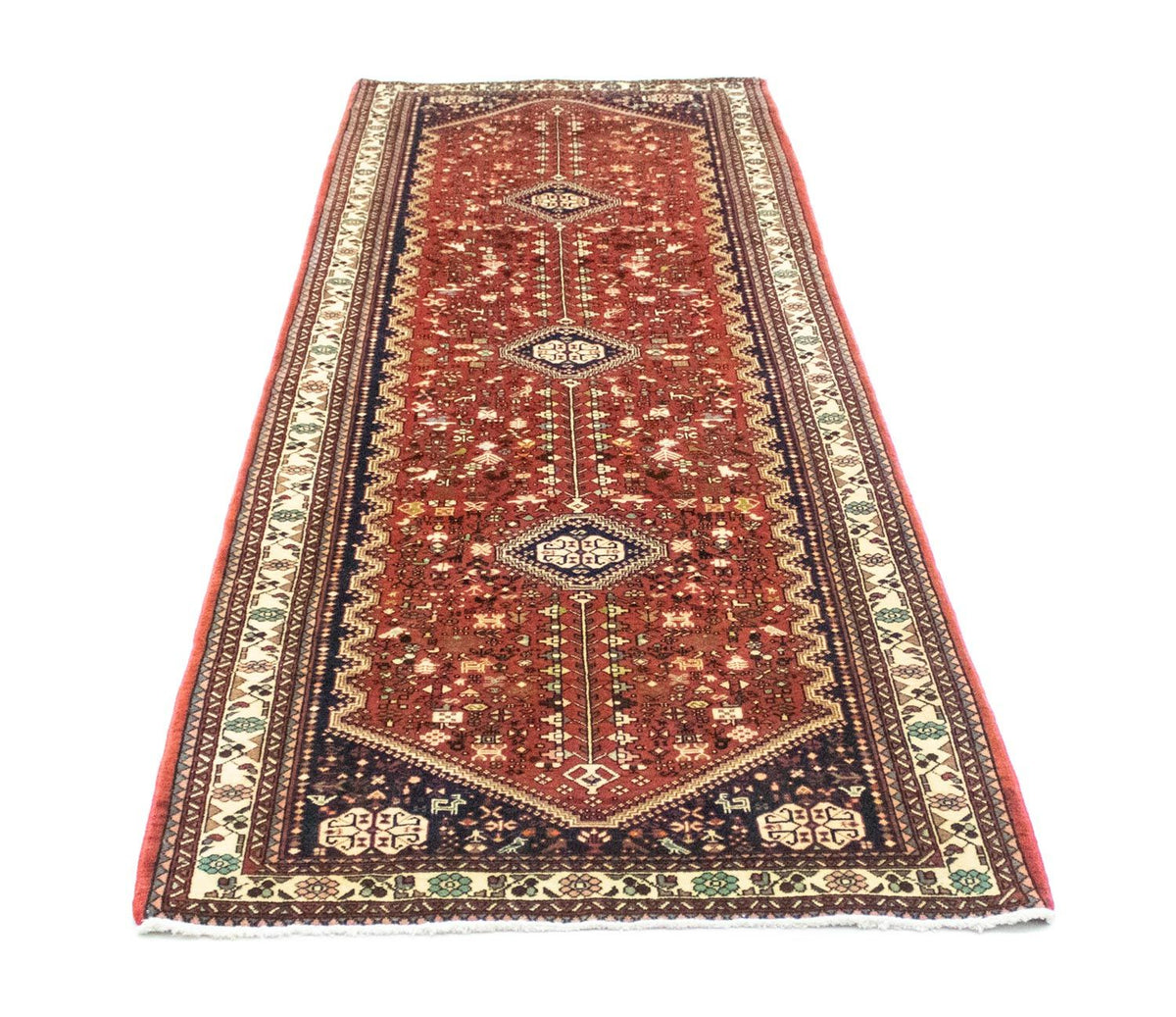Loper Perzisch Tapijt - Nomadisch - 312 x 100 cm - bruin