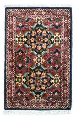 Perzisch tapijt - Bijar - 62 x 43 cm - blauw