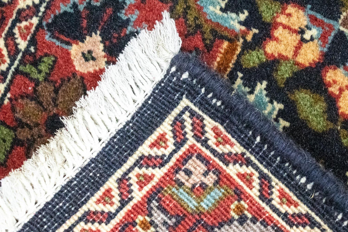 Perzisch tapijt - Bijar - 62 x 45 cm - blauw