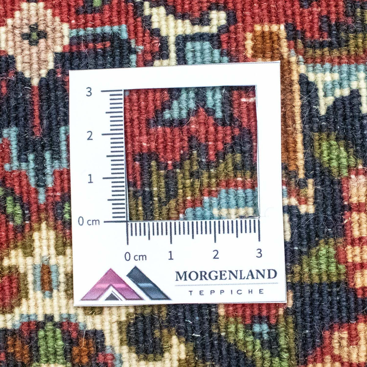 Perzisch tapijt - Bijar - 62 x 45 cm - blauw