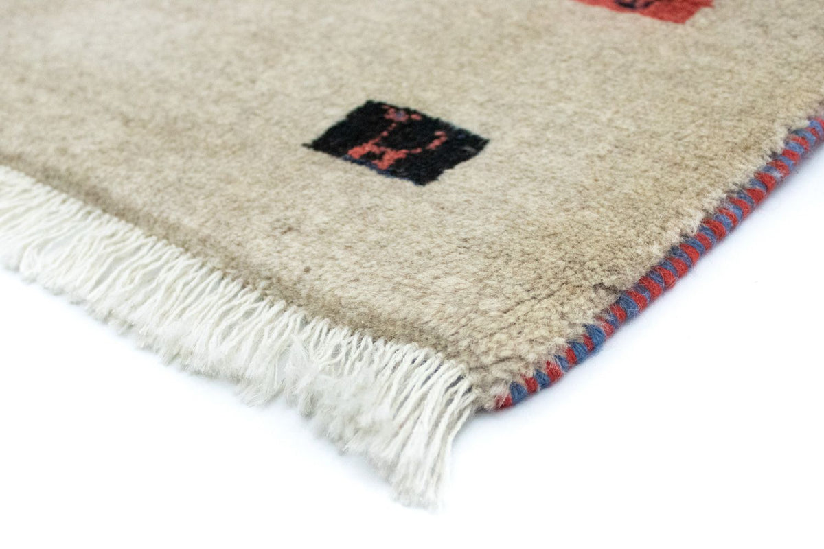 Gabbeh tapijt - Perzisch - 128 x 73 cm - beige