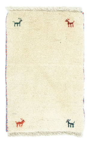 Gabbeh tapijt - Perzisch - 60 x 40 cm - beige