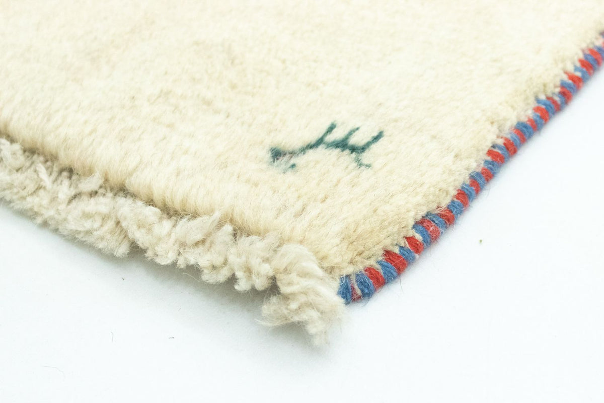 Gabbeh tapijt - Perzisch - 60 x 40 cm - beige