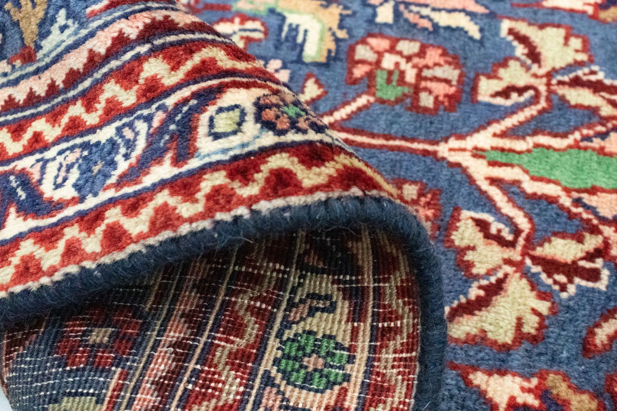 Perzisch tapijt - Bijar - 84 x 63 cm - blauw