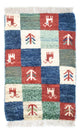 Perzische Gabbeh Tapijt 60x40cm - Perserteppich Wollteppich