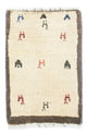 Perzische Gabbeh Tapijt 60x40cm - Perserteppich Wollteppich