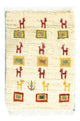 Perzische Gabbeh Tapijt 60x40cm - Perserteppich Wollteppich