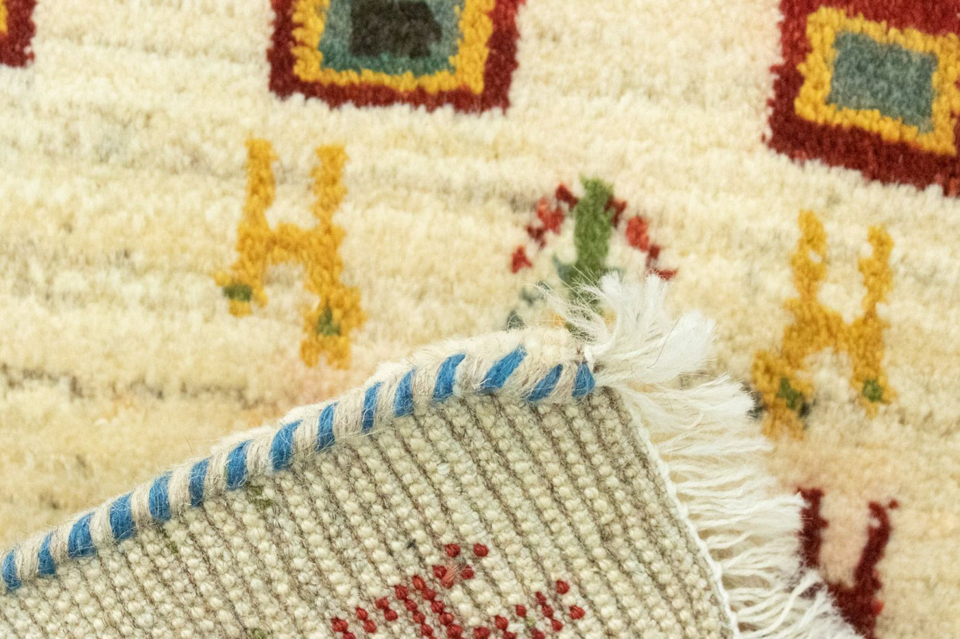 Perzische Gabbeh Tapijt 60x40cm - Perserteppich Wollteppich