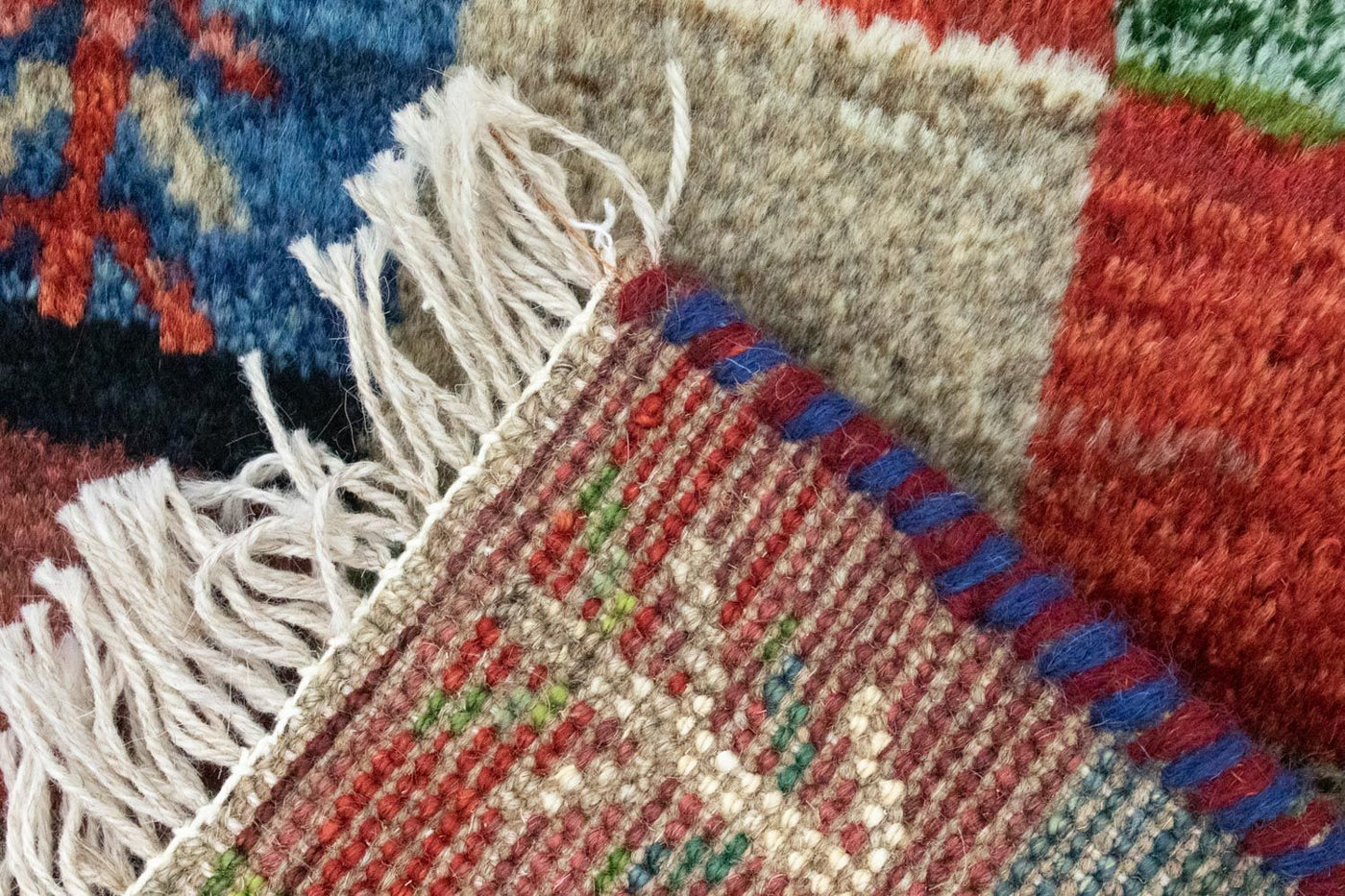 Perzische Gabbeh Tapijt 60x40cm - Perserteppich Wollteppich