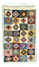 Perzische Gabbeh Tapijt 60x40cm - Perserteppich Wollteppich
