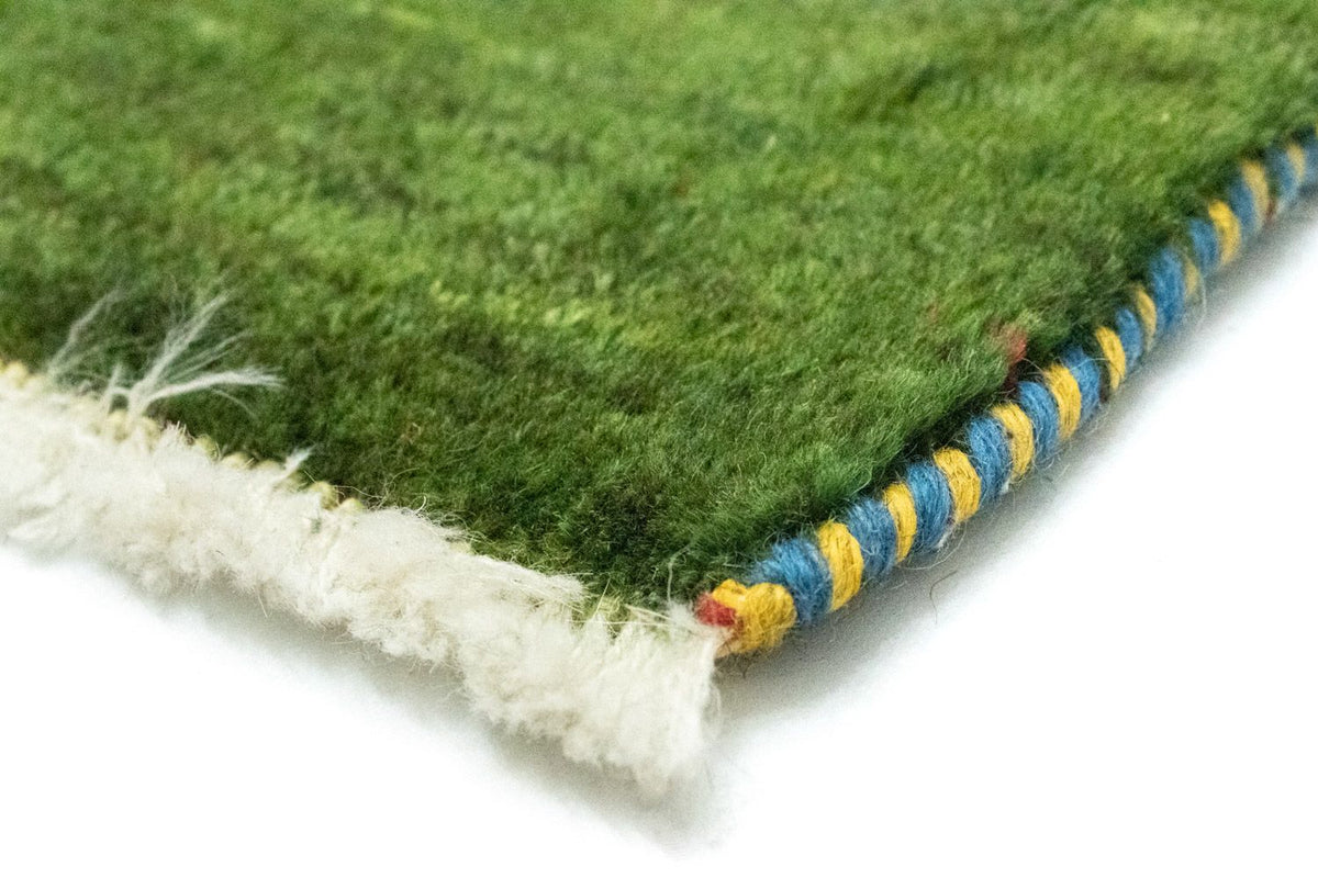 Gabbeh tapijt - Perzisch - 60 x 40 cm - groen