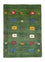 Gabbeh tapijt - Perzisch - 128 x 92 cm - groen
