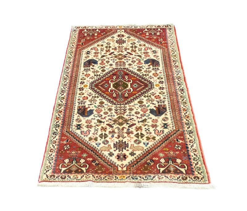 Perzisch Tapijt - Nomadisch - 150 x 77 cm - beige
