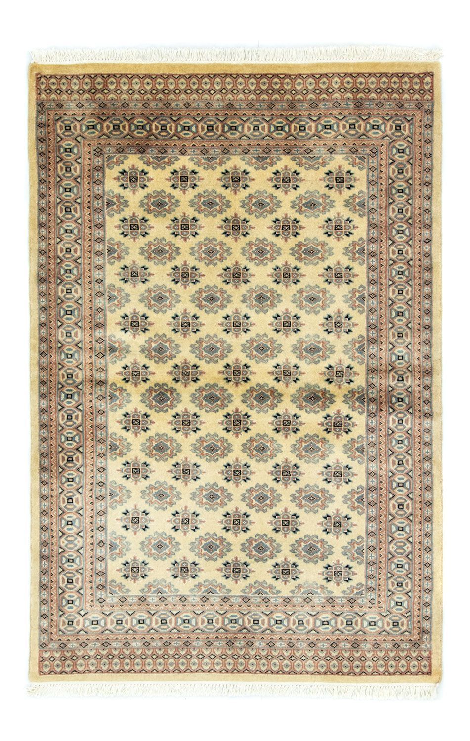 Pakistaans tapijt - 184 x 122 cm - beige