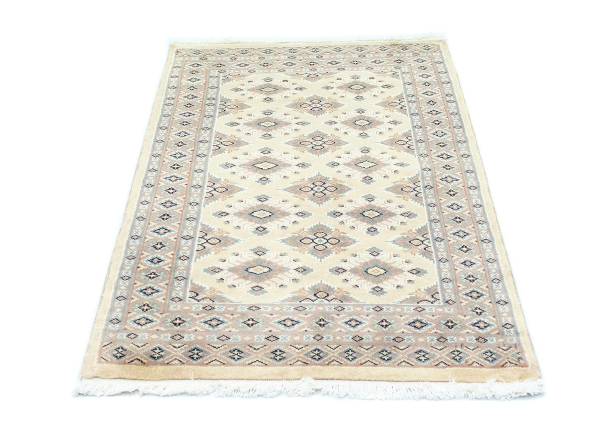Pakistaans tapijt - 128 x 77 cm - beige