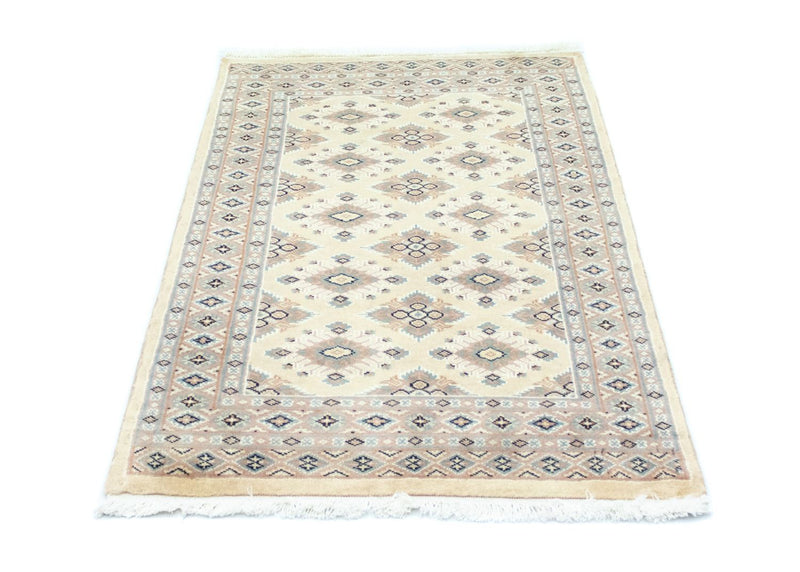 Pakistaans tapijt - 128 x 77 cm - beige