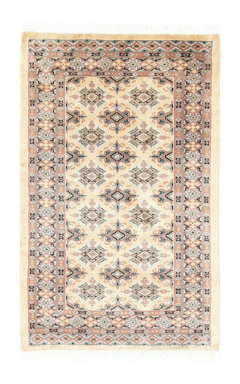 Pakistaans tapijt - 122 x 76 cm - beige