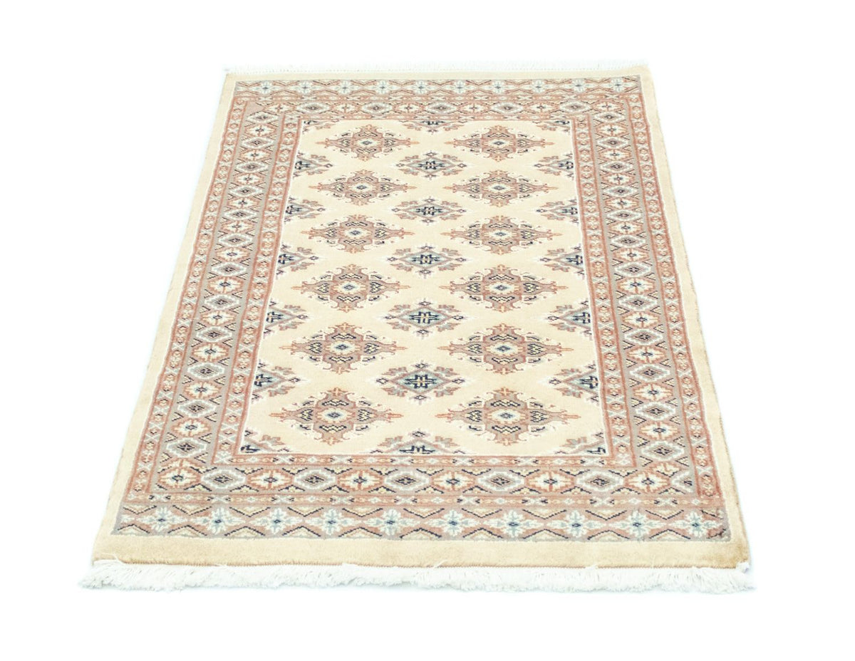 Pakistaans tapijt - 122 x 77 cm - beige