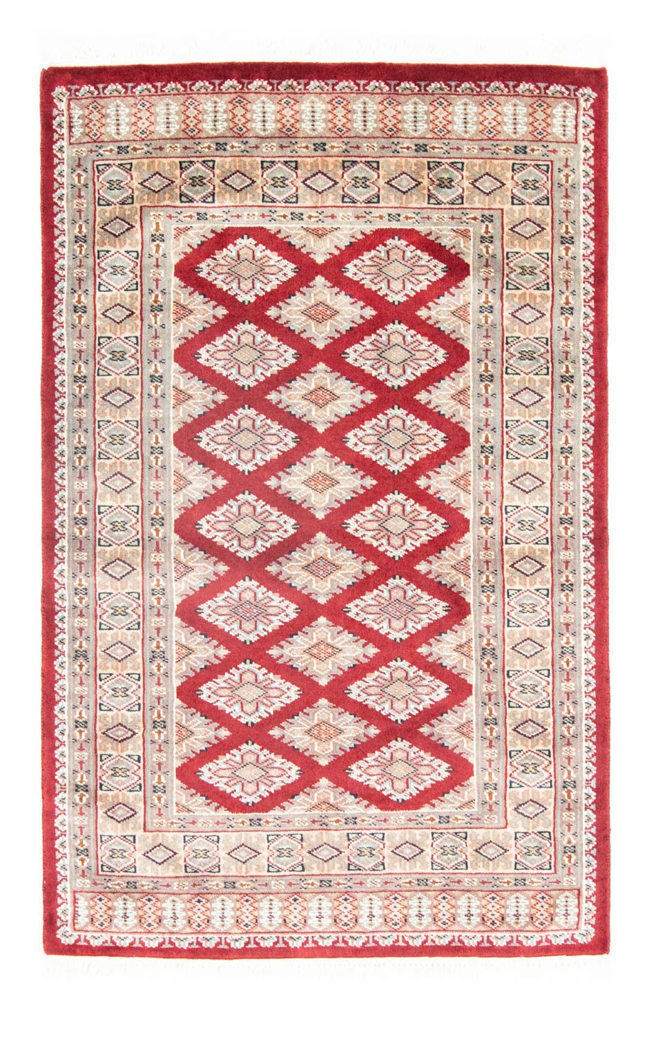 Pakistaans tapijt - 124 x 78 cm - rood