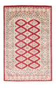 Pakistaans tapijt - 124 x 78 cm - rood