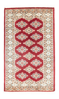 Pakistaans tapijt - 126 x 77 cm - rood