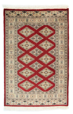 Pakistaans tapijt - 93 x 62 cm - rood