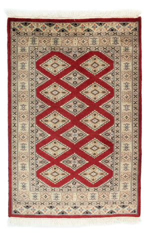 Pakistaans tapijt - 93 x 62 cm - rood