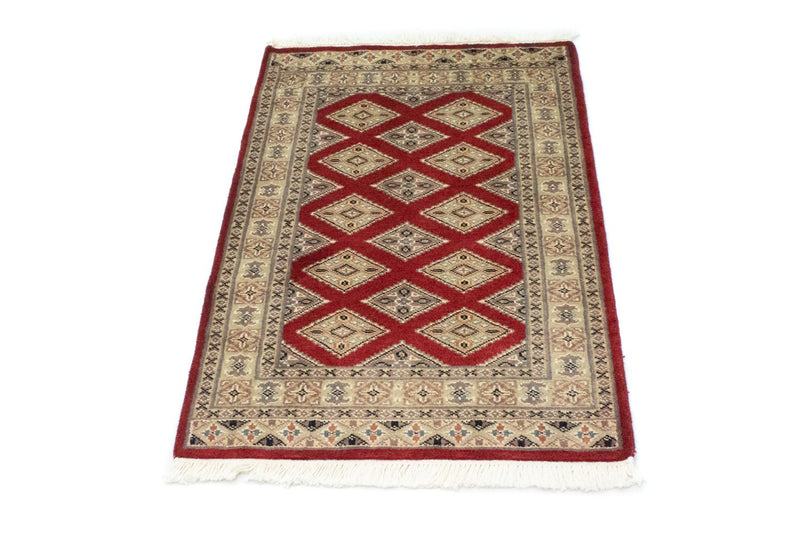 Pakistaans tapijt - 93 x 62 cm - rood