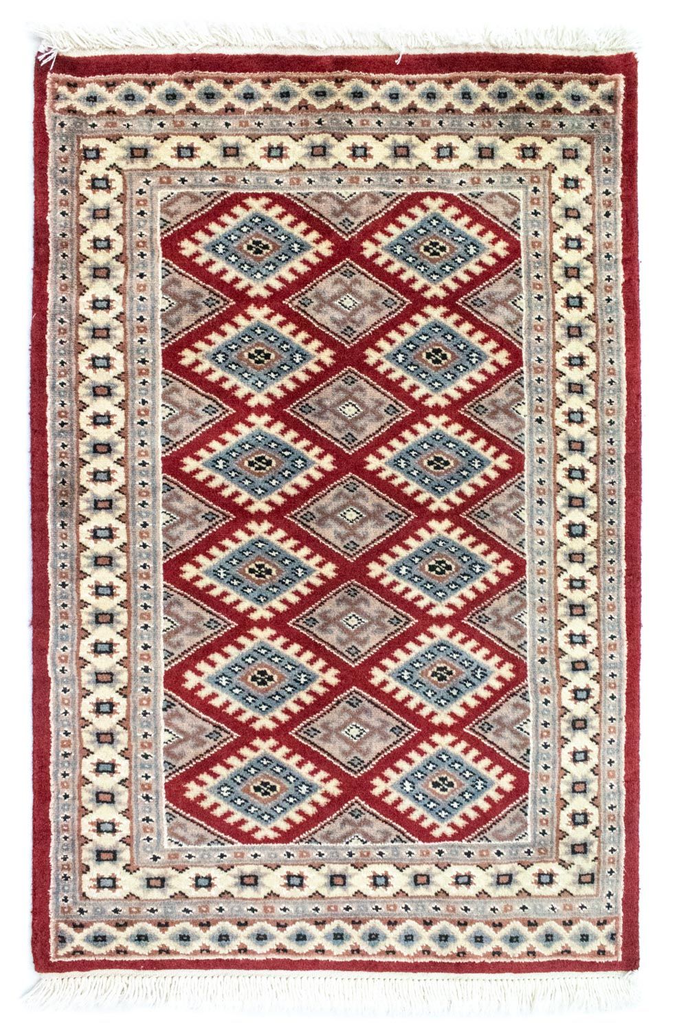 Pakistaans tapijt - 91 x 62 cm - rood